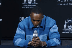 Israel Adesanya press conference